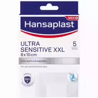 Hansaplast Ultra Sensitive Xxl Pflasterstrips 8x10cm 5 St Pflaster