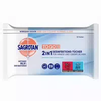 Sagrotan 2in1 Desinfektions Tücher 15 st Tücher