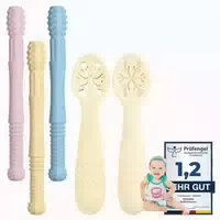 Beißring Baby Zahnungshilfe Spielzeug Silikon 4 1 st