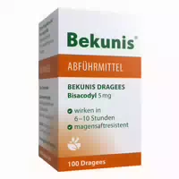 Bekunis Dragees Bisacodyl 5mg 45 st Tabletten Magensaftresistent