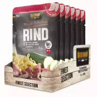 Belcando Rind & Spätzle mit Zucchini