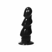 All Black Realistischer Schwarzer Dildo