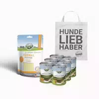 Bellfor Sparset Für Große Hundefutter Nass Vermal Pulver 1 Jutebeutel
