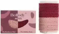 Bellody Mini Haargummis 20 Stück Rose & Rot Mischpaket