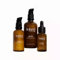 Belong Cosmetics Routine Set Empfindliche Haut | Cleanser Hyaluronserum Gesichtsfluid Wtf Omg Bff