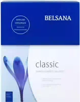 Belsana Classic K2 Ad Kurz 4 Schwarz mit Spitze l Fuß 1 Paar