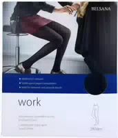 Belsana Work Ad m Schwarz mit Spitze 2 Stück