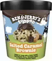 Ben & Jerrys Topped Salted Caramel Brownie