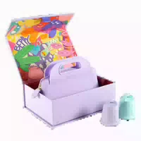 Cups «wonder» Box Lila Türkis Menstruationstassen 2 Stück 2 St