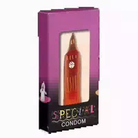 Scherzkondom Big Ben Xl – Handbemalt, Britisches Flair 1 Stück 1 St