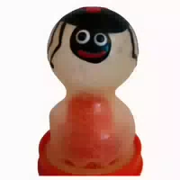 Scherzkondom «spinne» – Handbemalt, Originelles Latexdesign 1 Stück 1 St
