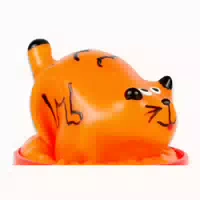 Scherzkondom «katze» – Handbemalt, Origineller Partygag 1 Stück 1 st