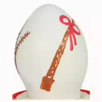 Scherzkondom „osterei“ – Handbemalt, Fun Geschenk Für Ostern 1 Stück 1 St