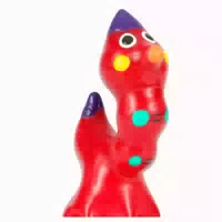 Scherzkondom „regenwurm“ Handbemalt, Geschenk Hobby Gärtner 1 Stück 1 St
