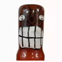 Scherzkondom «tiki Totem Friki» – Handbemaltes Kondom 1 Stück 1 St