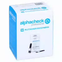 Alphacheck Professional Blutzuckerteststreifen 50 St Teststreifen