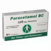 Paracetamol Bc 125mg 10 St Suppositorien