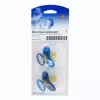 Beruhigungssauger Kirsche Lat 0 6 M Bicol Blau