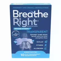 Besser Atmen Breathe Right Nasenpflaster Normal Transparent
