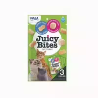 Inaba Juicy Bites Knabbertaschen mit Saftigem Kern in Lustigen Formen 33,9 g 3x11,3 g 0,03 kg