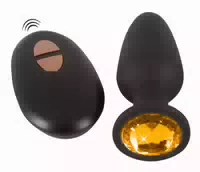 Vibroplug „butt Plug Mit Stein“ Mit Fernbedienung, 7,5 Cm