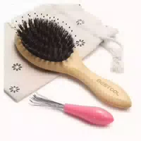 Bestool Kleine Reise Haarbürste für Damen Herren Kinder Wild 1 st