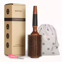 Bestool Rundbürste Wildschweinborsten Holzfass Haarstyling m 1 st