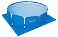 Bodenschutzplane für Pools 3,96 X 3,96 m