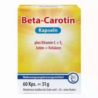 Beta Carotin Plus Vitamin C E 60 Kapseln