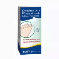 Cicloprox Beta 80 mg g Wirkstoffhaltiger Nagellack 3 3 ml Wirkstoffhaltiger Nagellack