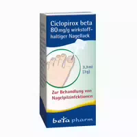 Ciclopirox Beta 80mg G 3,3 Ml