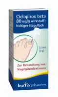 Cicloprox Beta 80 Mg G Wirkstoffhaltiger Nagellack 3 3 Ml Wirkstoffhaltiger Nagellack
