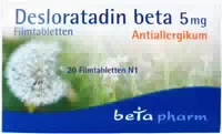 Desloratadin Beta 5 mg Filmtabletten 20 Stück