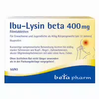 Ibu Lysin Beta 400 Mg 10 St Filmtabletten