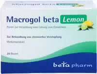 Macrogol Beta Lemon Plv Z Her E Lsg Z Einnehmen 10 Stück