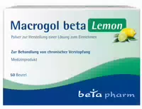 Macrogol Beta Lemon 50 St Pulver Zur Herstellung Einer Lösung Zum Einnehmen
