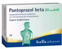 Pantoprazol Beta 20 Mg Acid 10 St Tabletten Magensaftresistent