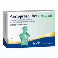 Pantoprazol Beta 20 Mg Acid 10 St Tabletten Magensaftresistent