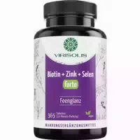 Virisolis Biotin Zink Selen Forte 12 Mon Vegan 365 St