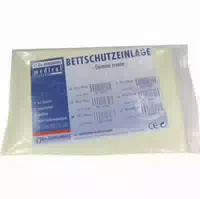 Bettschutzeinlage Gummi 90x100 Cm Creme 1 St