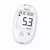 Beurer Blutzuckermessgerät Gl 44 Mmol L Black Schwarz 1 St