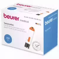 Beurer Blutzuckerteststreifen Gl 44 50 50 Evo, 100 Teststreifen