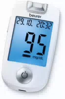 Beurer Gl 40 Blutzuckermessgerät mg dl Codefree 1 st