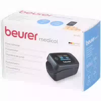 Beurer Pulsoximeter, Messung von Sauerstoffsättigung Spo2 , Herzfrequenz Puls und Perfusion Index