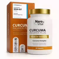 Curcuma Ingwer Plus | Kurkuma Kapseln Hochdosiert 90 St