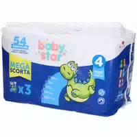 Babystar Megascorta Windeln Größe 4 54 Stück Babystar