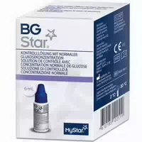 Bgstar Kontrolllösung mit Normaler Glukosekonzentration