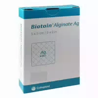 Biatain Alginate Ag Kompressen 5x5 Cm Mit Silber