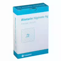 Biatain Alginate Ag Kompressen mit Silber 5x5cm