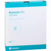 Biatain Ibu Schaumverband 10x10 Cm Sanft Haftend 5 St Verband